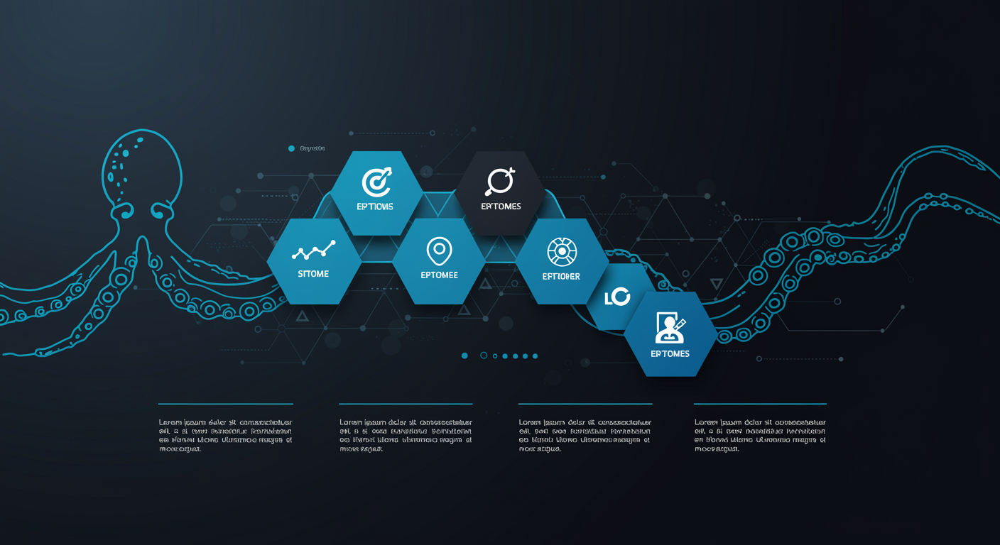 Clean comparison matrix visualization with blue gradient accents, professional software evaluation aesthetic
