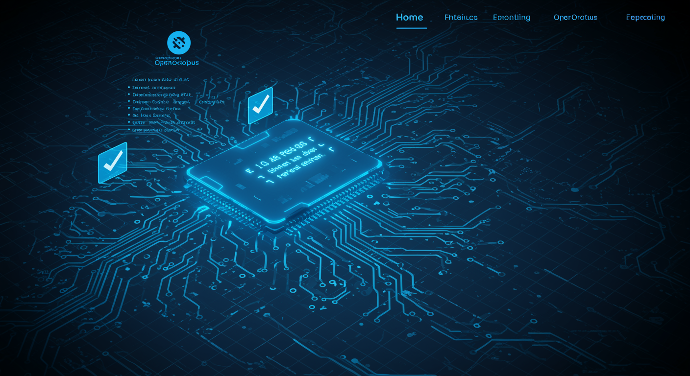 Clean blue circuit board with review checkmarks and code diff visualization, professional developer tools aesthetic